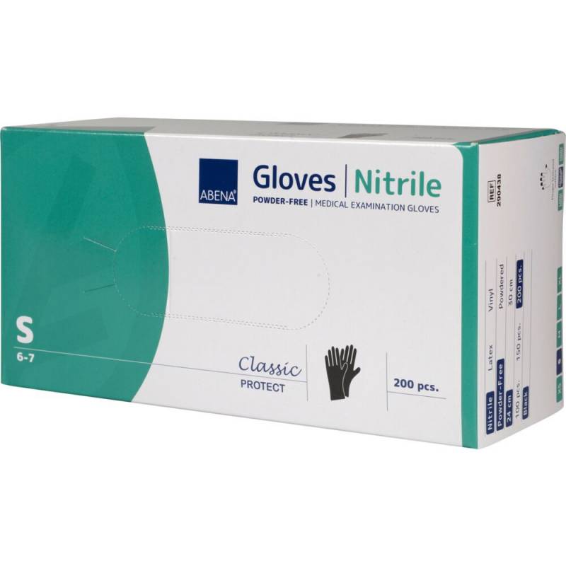 Undersøgelseshandske Classic Protect S nitril sort