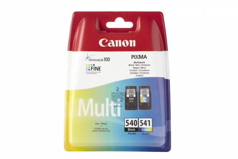 Canon PG-540 og CL-541 original blækpatron multipak sort farve