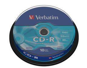 Verbatim original CD-R 700MB - 80MIN 52x SPINDLE