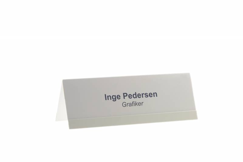 Bordskilt A5 karton til laserprint 170g hvid, 2 stk pr ark