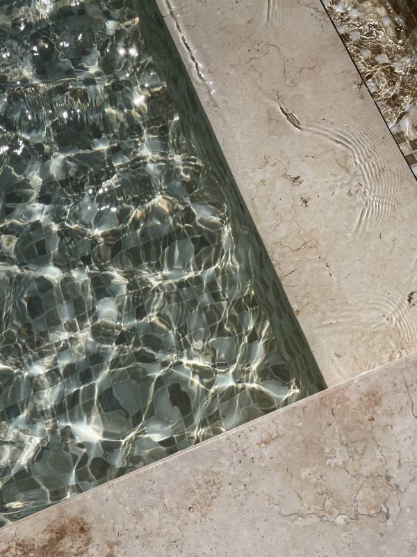 Plakat Pool 50x70cm beige