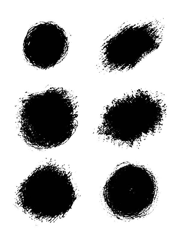 Plakat Dots 21x30cm hvid