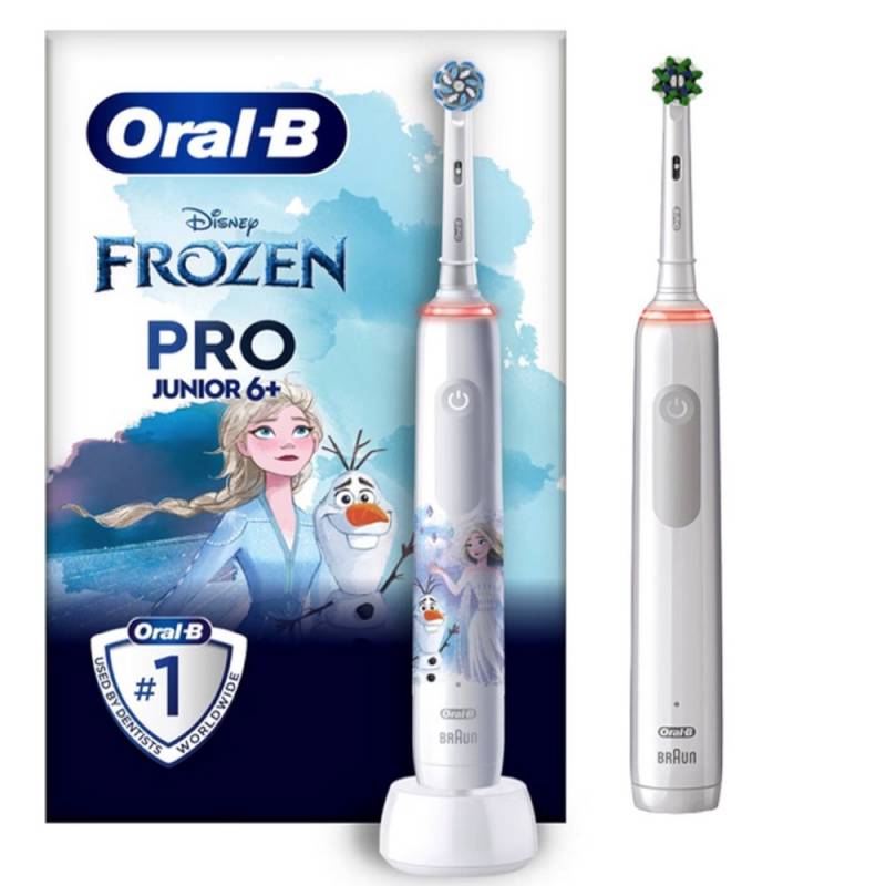 Oral-B Pro Family Edition Pro 3 3000 + Pro Junior elektrisk tandb&oslash;rste Frozen/Hvid