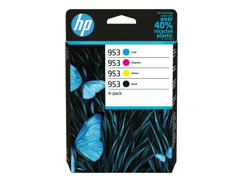 HP 953 original bl&aelig;kpatron CMYK Cartridge 4-Pack