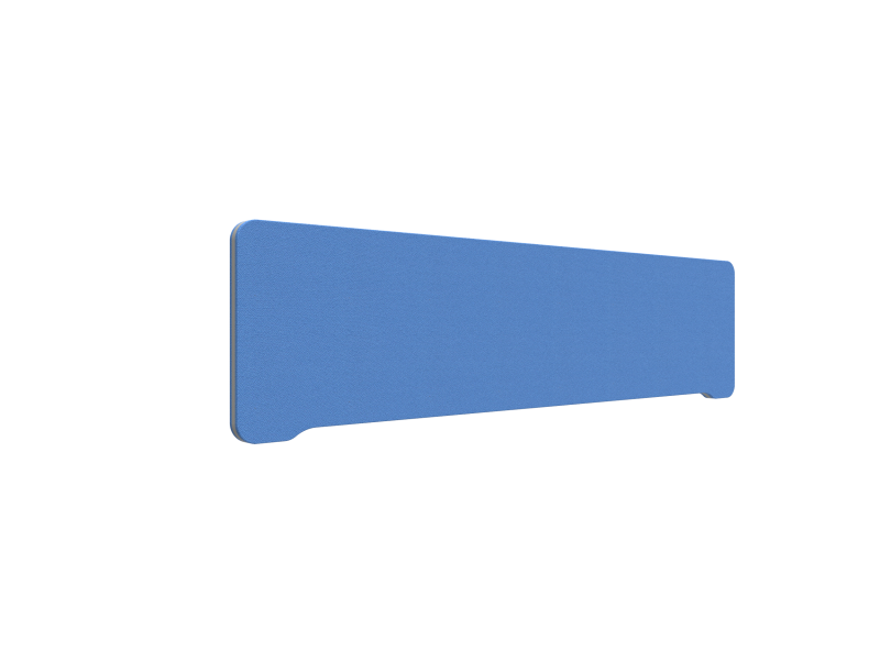 Lintex Edge Table bordskærmvæg 160x40cm koboltblå med grå liste