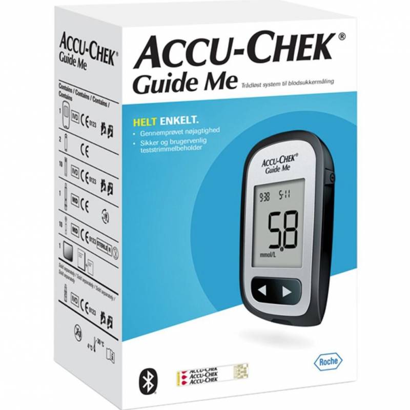 Accu-Chek Guide Me startsæt blodsukkerapparat med BlueTooth