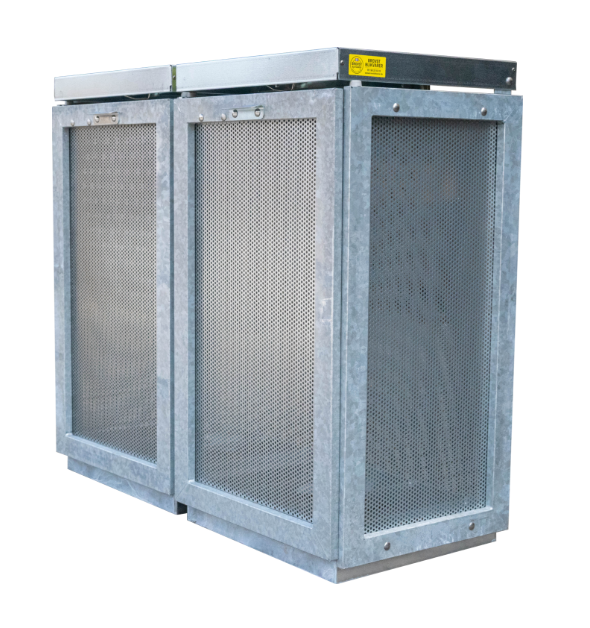 Affaldsbeholder B207-galvD UNIVERSAL dobbelt l&aring;g 