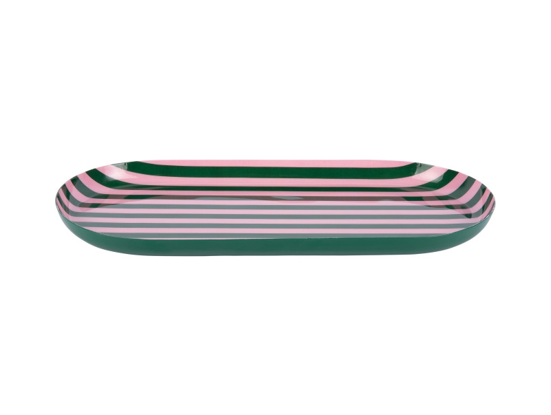 Animado Oval bakke 18x2,5cm jern gr&oslash;n