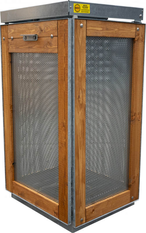 Affaldsbeholder B206 UNIVERSAL selvb&aelig;rende ramme og kr&aelig;ngningsgaffel tr&aelig;