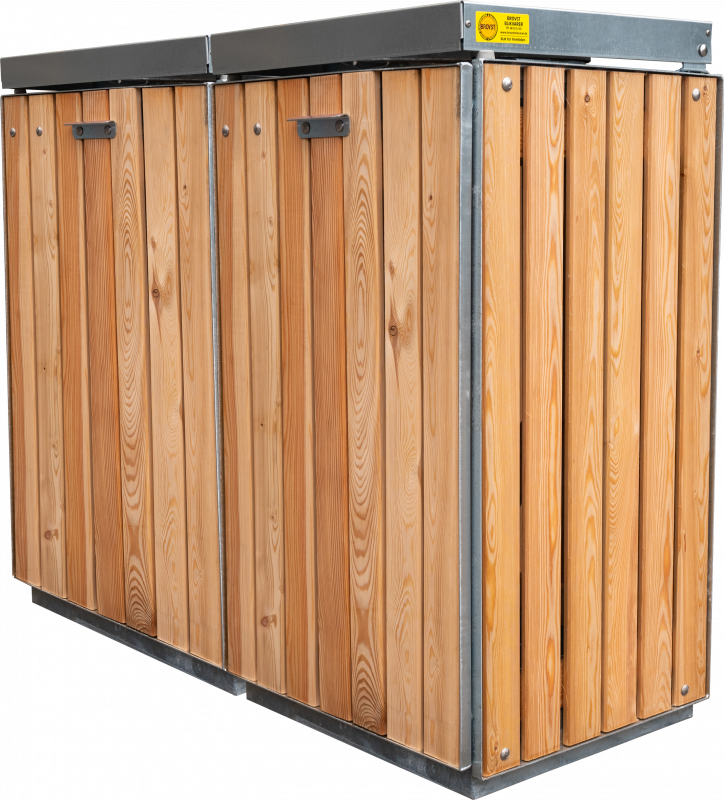 Affaldsbeholder B96-LD selvb&aelig;rende med kr&aelig;ngningsgaffel til papirs&aelig;k