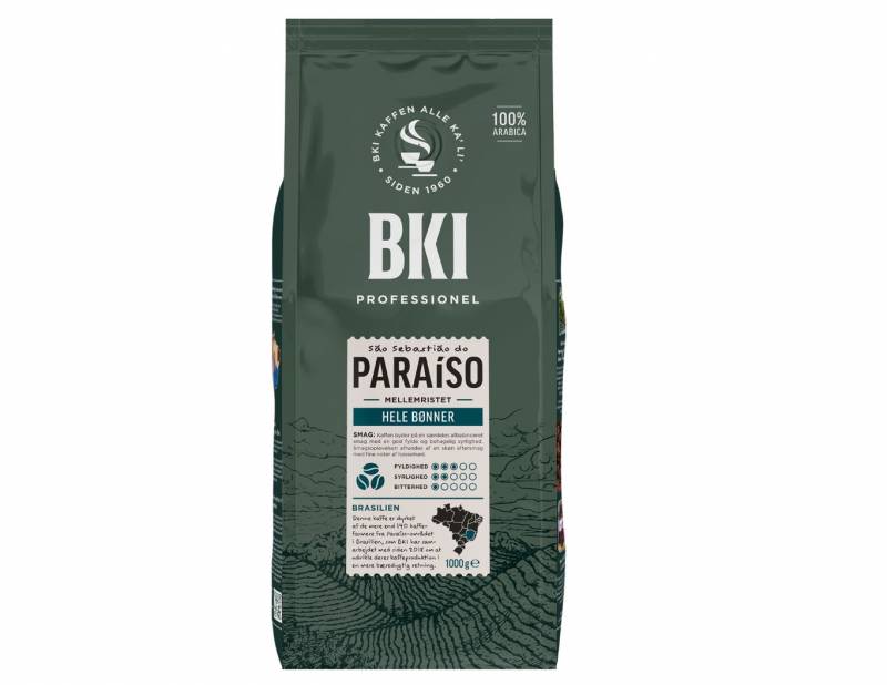 BKI PRO Paraiso kaffe helbønner 1 kg