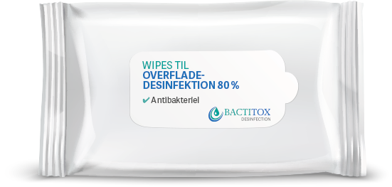Bactitox Wipes overfladedesinfektion 80% ethanol, 20 stk