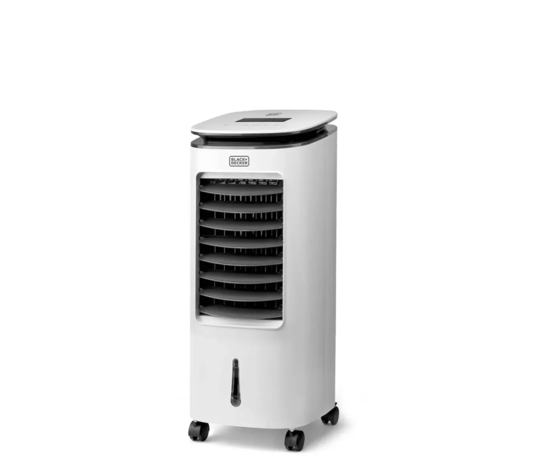 Black+Decker Air Cooler LED luftk&oslash;ler 65W hvid