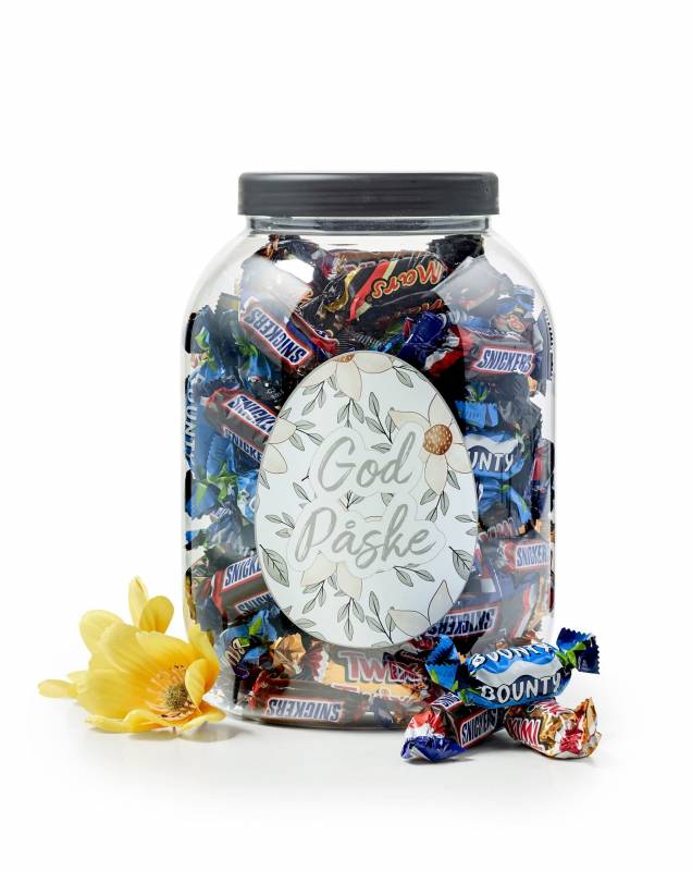 Bon Coca Jars P&aring;ske med Mars Miniature mix 1100g