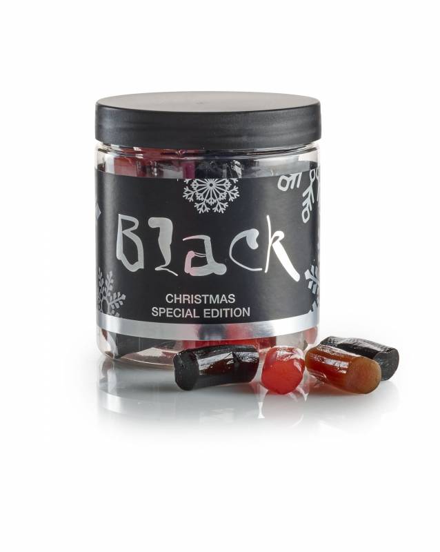 BonCoca Black Liquorice dåse Christmas Edition 170g