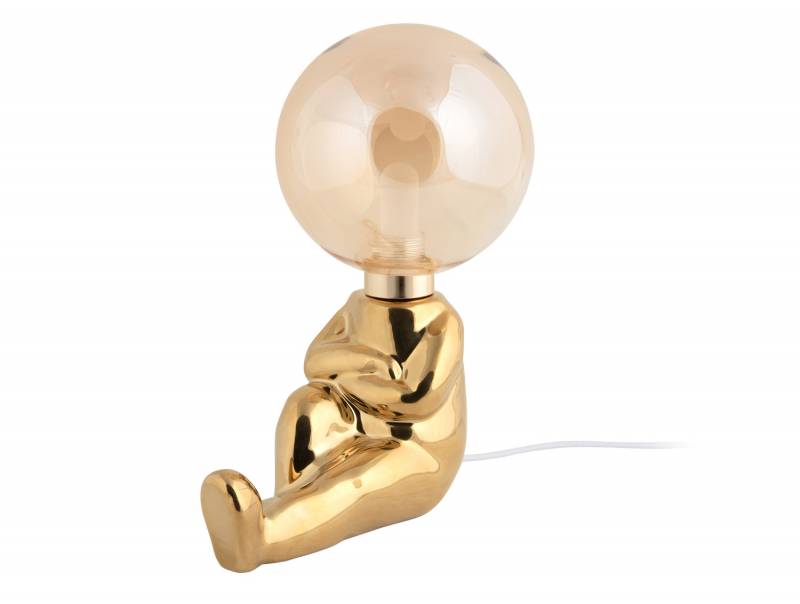 Bordlampe Joey LED 12x22,5cm keramik guld