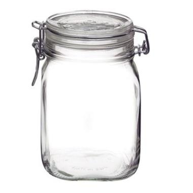 Bormioli Fido patentglas 1 liter &Oslash;10.6xH16cm | Restsalg