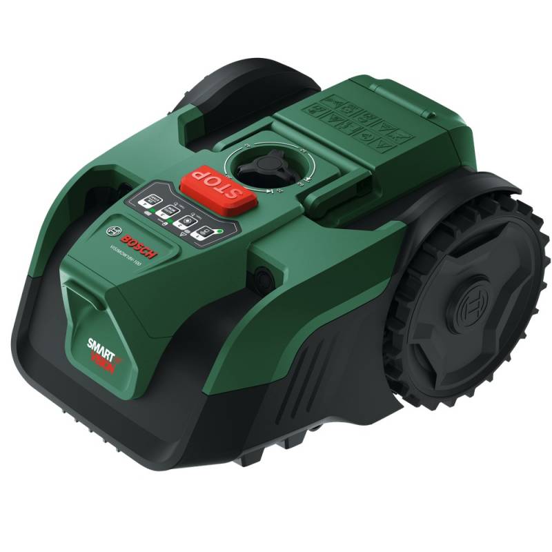 Bosch VisiMow 18V-100 Robotpl&aelig;neklipper Elektrisk 16 cm Sk&aelig;rebredde inkl. 1x4Ah
