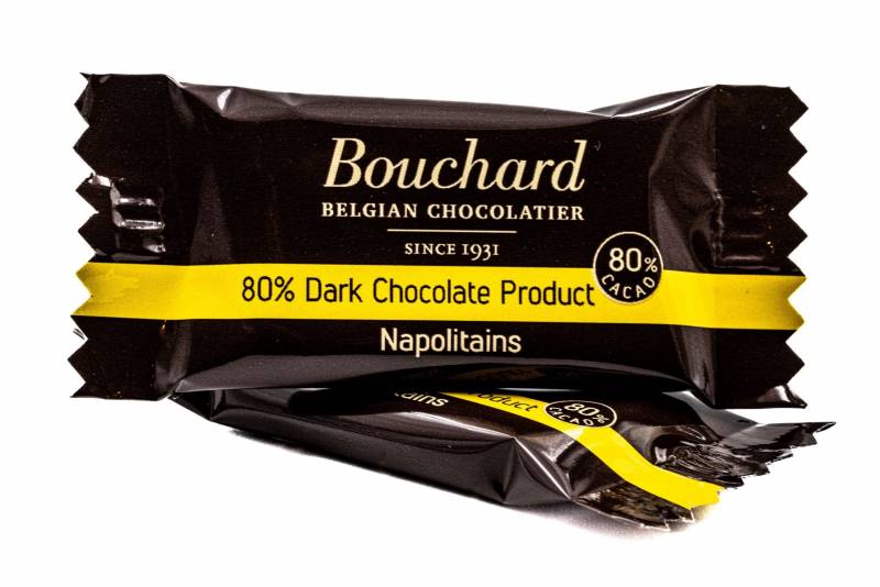 Bouchard chokolade mørk 80% 5g, 200 stk