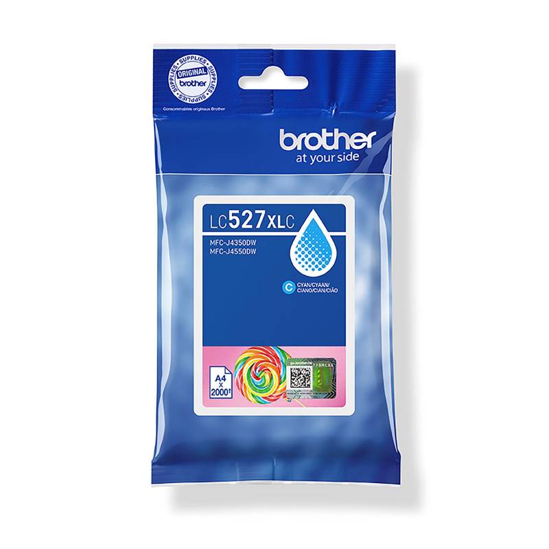 Brother LC527XLC original blækpatron blå 2K