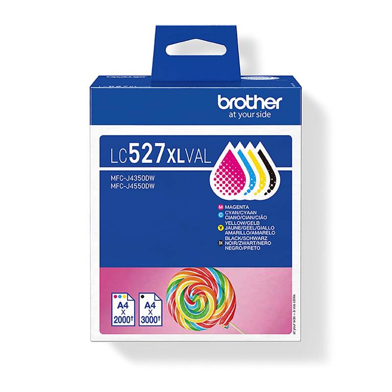 Brother LC527XLVAL original multipakke blækpatroner