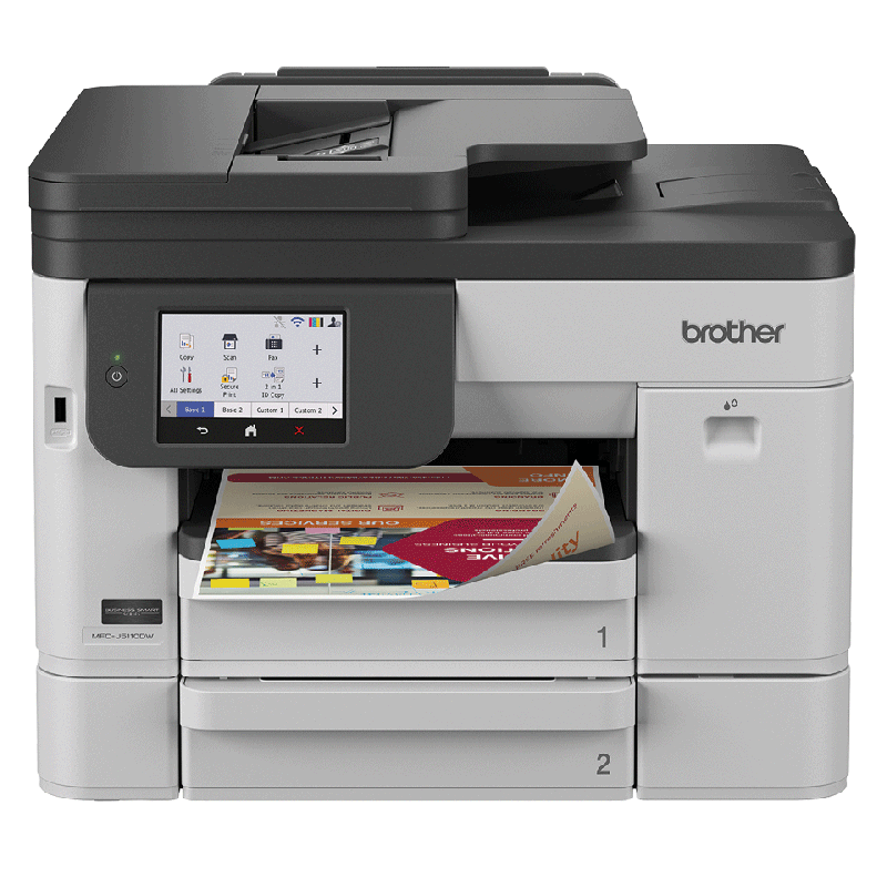 Brother MFC-J5110DW alt-i-&eacute;n inkjetprinter til kontoret