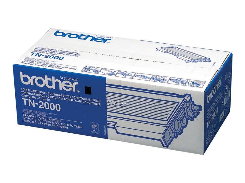 Brother TN2000 original lasertoner sort