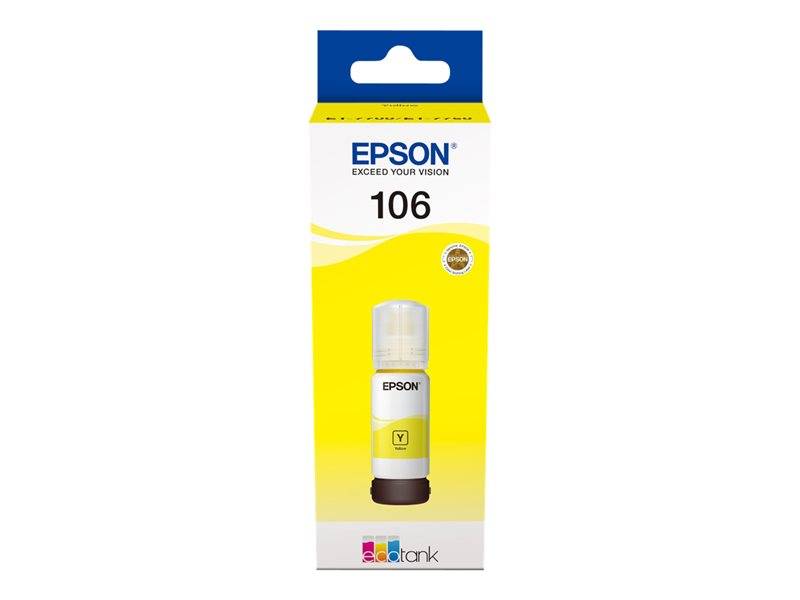 Epson C13T00R440 original blækflaske 106 70ml Yellow gul