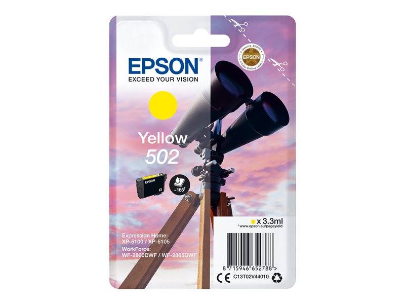 Epson C13T02V44010 T502 original blækpatron gul