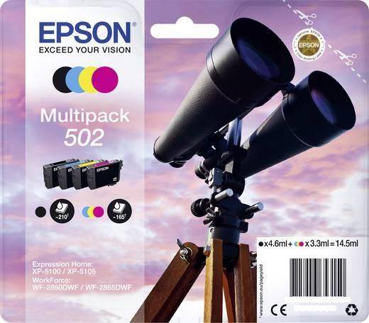Epson C13T02V64020 T502 original blækpatron multipack 4-farver
