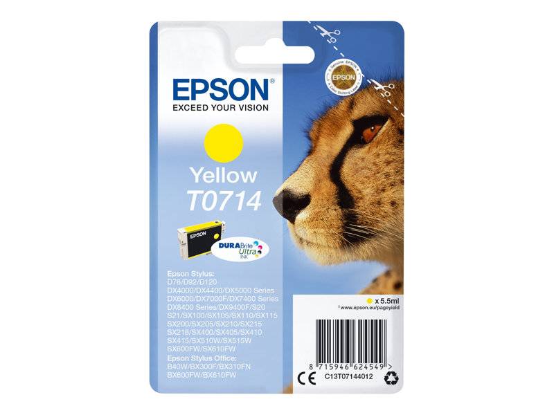 EPSON ink T071 yellow blister