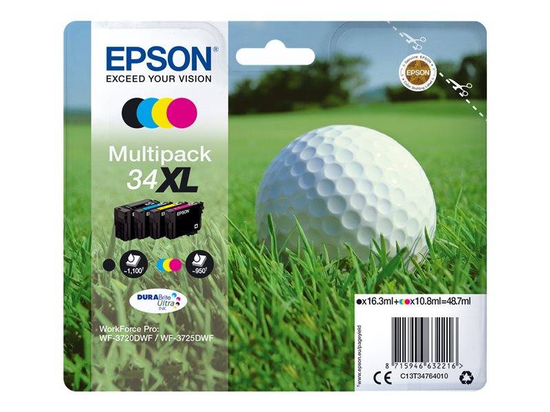 EPSON 34XL Ink Multipack CMYK Blister