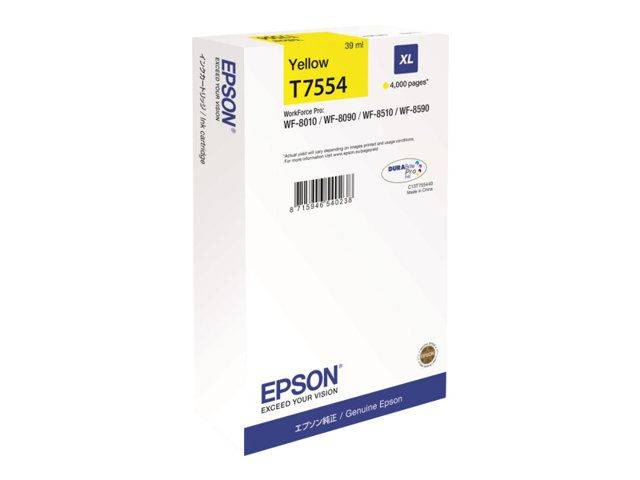 Epson T7554 yellow ink XL C13T755440