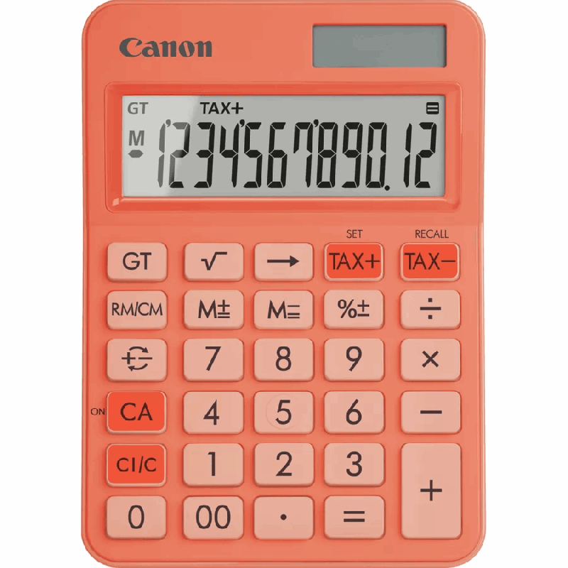 Canon LS-125KB-OR 12 cifre lommeregner orange