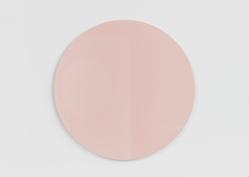 Chat Board Orbit mat rund magnetisk glastavle &Oslash;120cm Petal