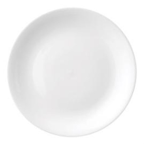Classic porcelæn tallerken flad  Ø18 cm hvid