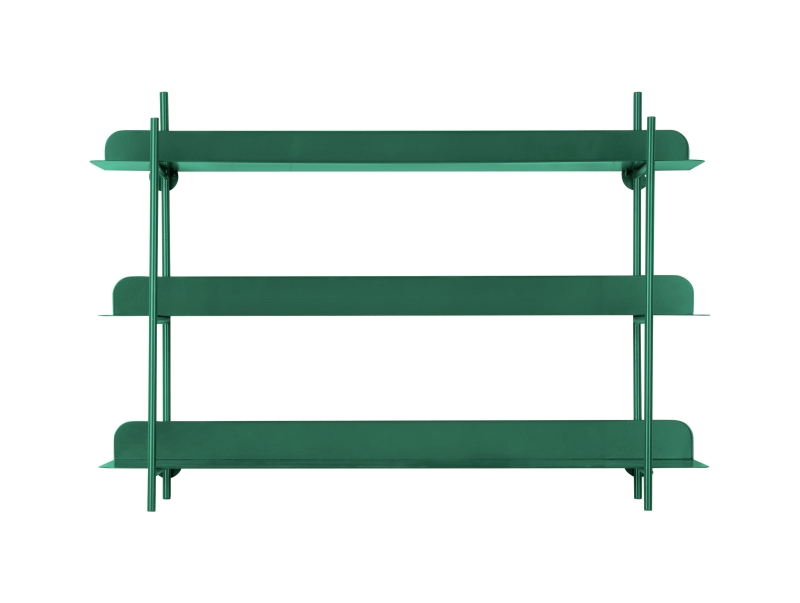 Cool Retro v&aelig;ghylde 42x16cm jern gr&oslash;n