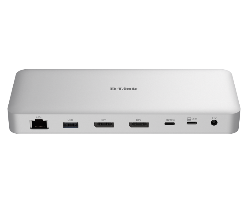 D-LINK 9-in-1 USB-C 4.0 Docking Station hvid
