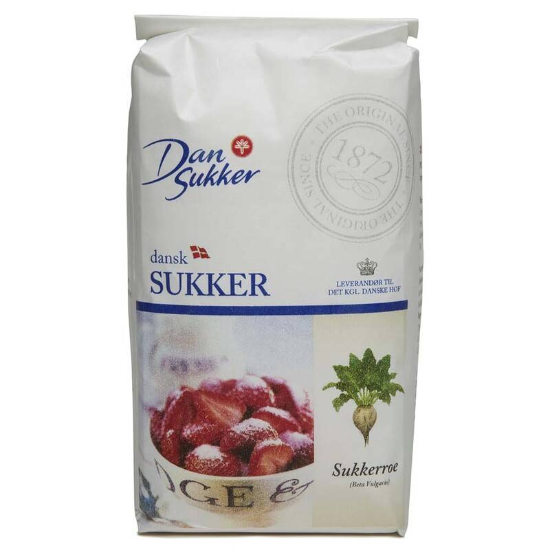 Dansukker stødt sukker af danske sukkerroer 2 kg