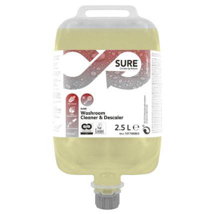 Diversey SURE Washroom Cleaner & Descaler sanitetsrengøring 2,5 liter