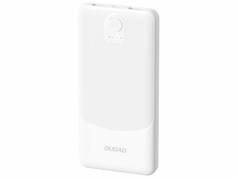 Dudao K10 powerbank 10.000 mAh 10 Watt hvid
