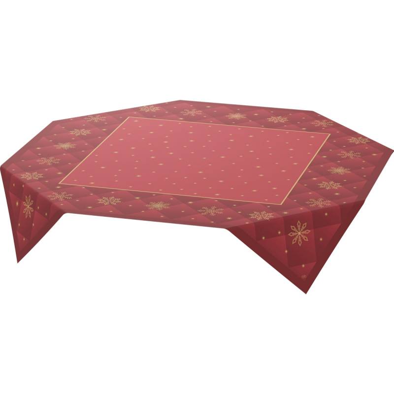 Dunicel stikdug Rhombus Bordeaux 84x84cm bordeaux