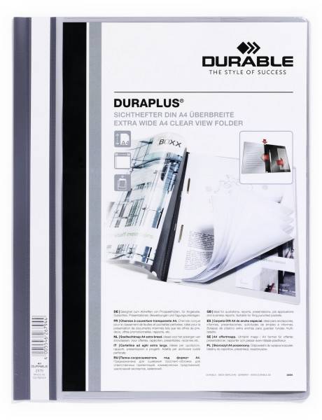 Durable Duraplus tilbudsmappe A4+ grå