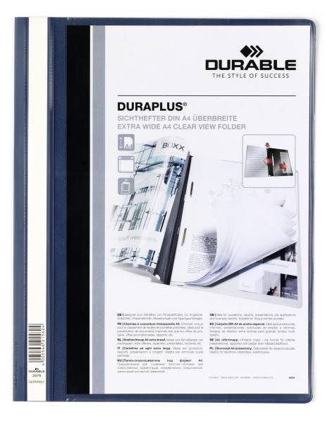 Durable Duraplus tilbudsmappe A4+ mørk blå