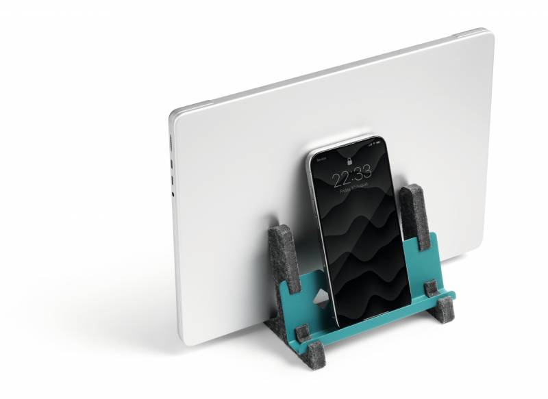 Durable Laptop stander vertical effect 13"-17" grøn