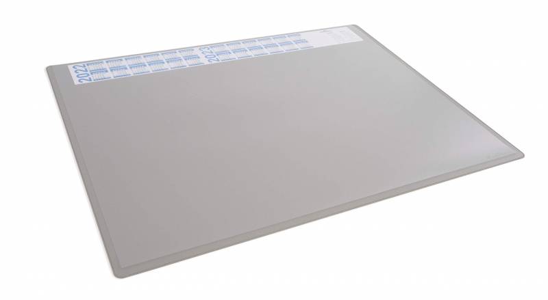 Durable skriveunderlag med lille årskalender 65x50cm grå