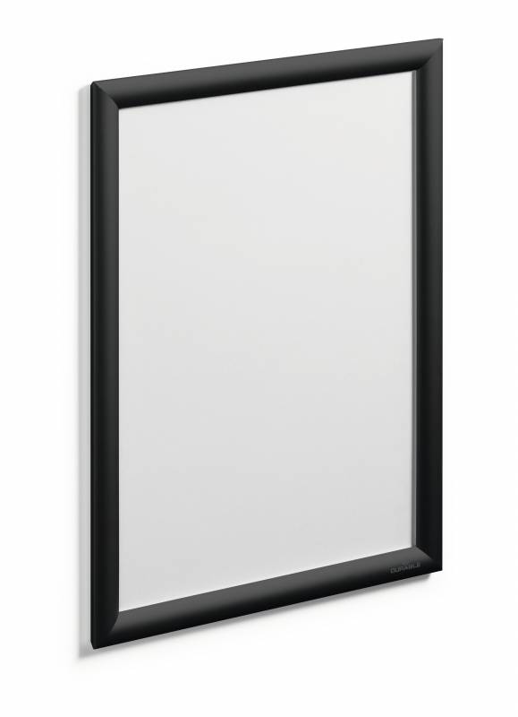 Durable Klikramme I A3 Aluminium 25 Mm, Sort