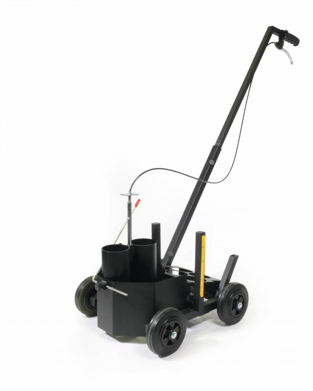 Durable markeringsvogn DURALINE® EasyTrack - Sort