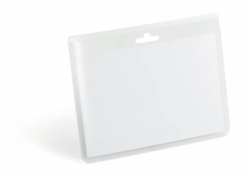 Durable navneskilt 60x90 mm med eurohul pp klar 20 stk