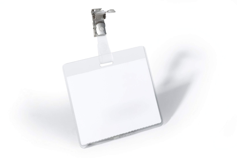 Durable kongresm&aelig;rke med stropklemme 60x90mm | Outlet